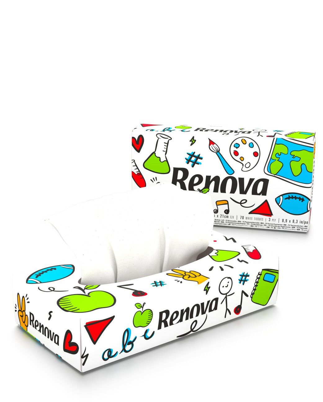 "School is Cool" Facial Tissues