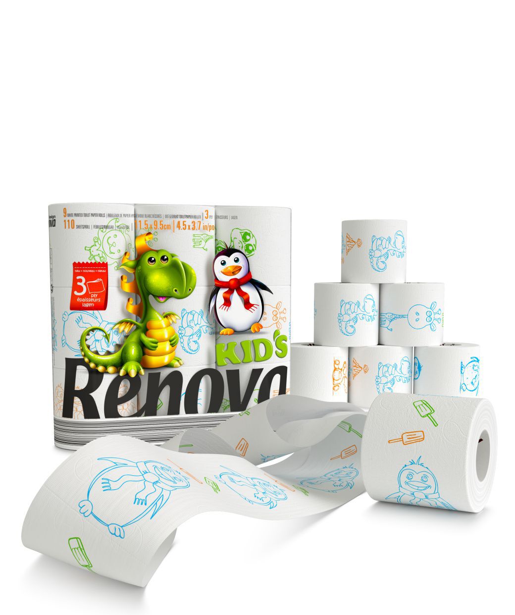 Pack Kids 72R Toilet Paper