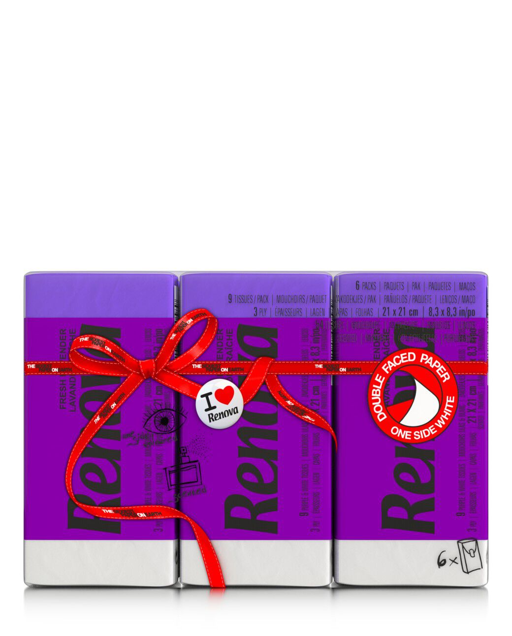 Fresh Lavender Scented Pocket tissues