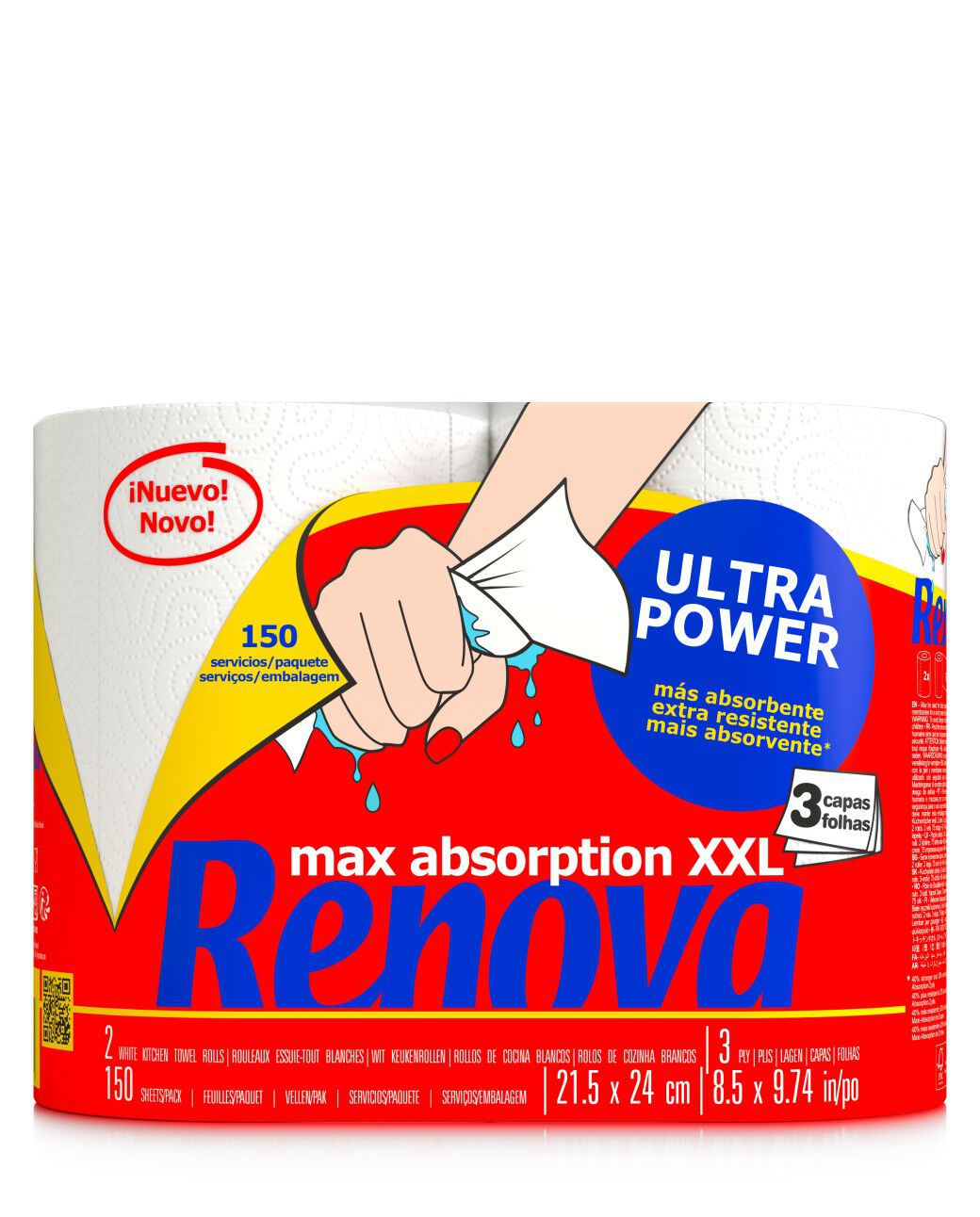 Paper Towels Max Absorption XXL Ultra Power 2R