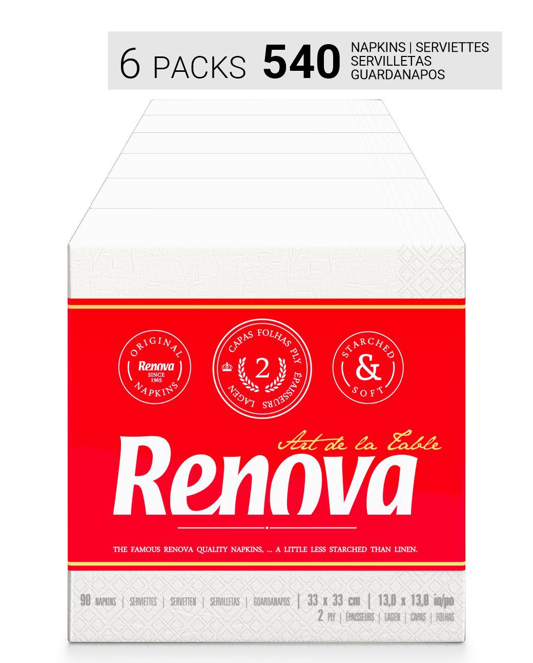 Art de La Table 2-Ply Napkins x6