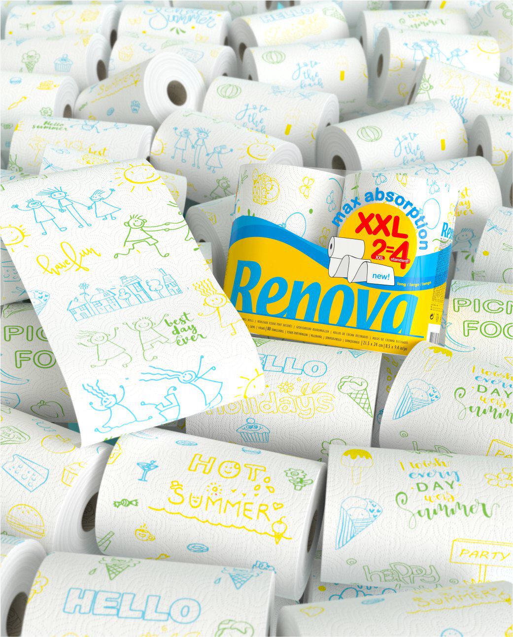 Max Absorption XXL Summer 2R Paper Towels