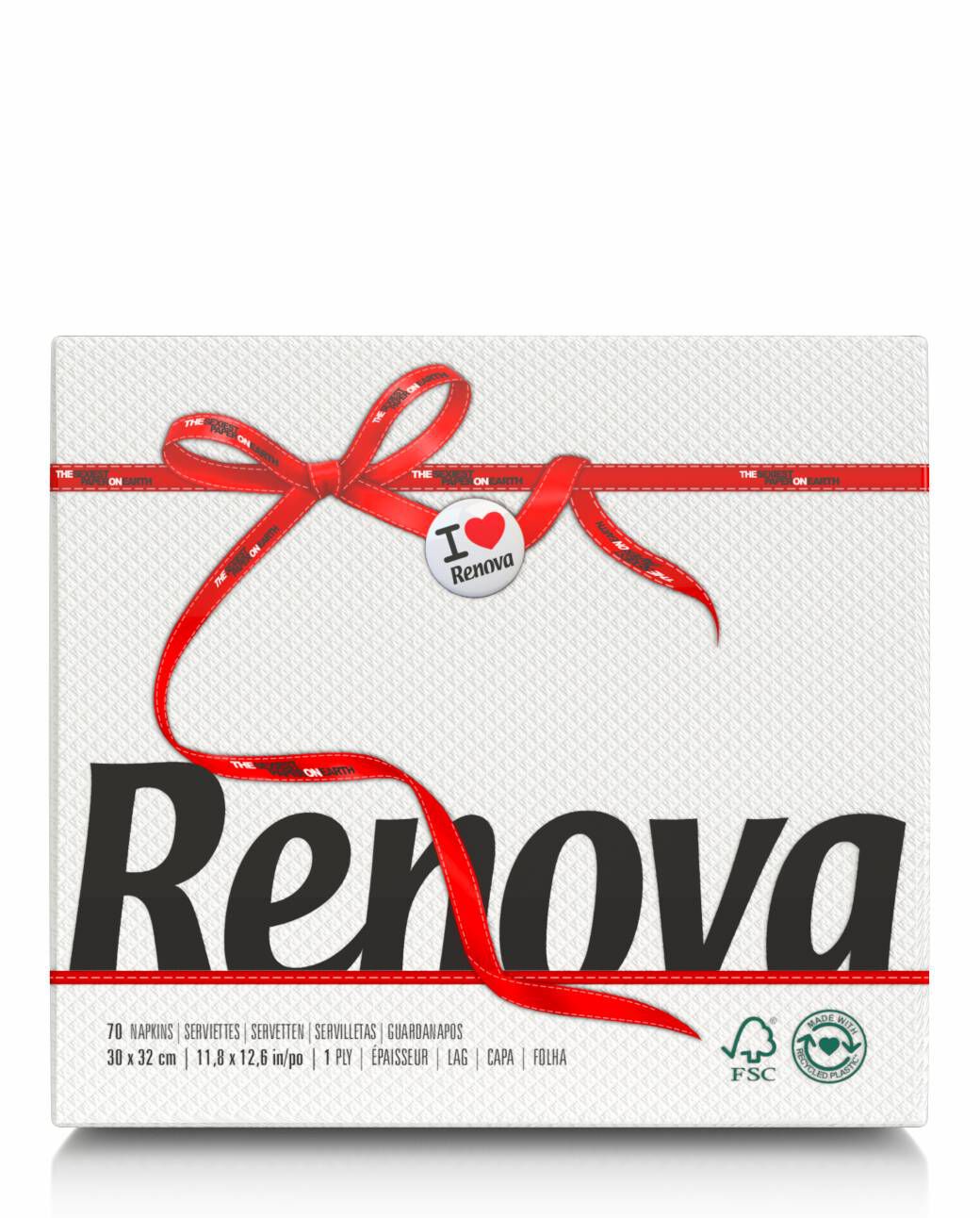 White Table Napkins 1 Ply