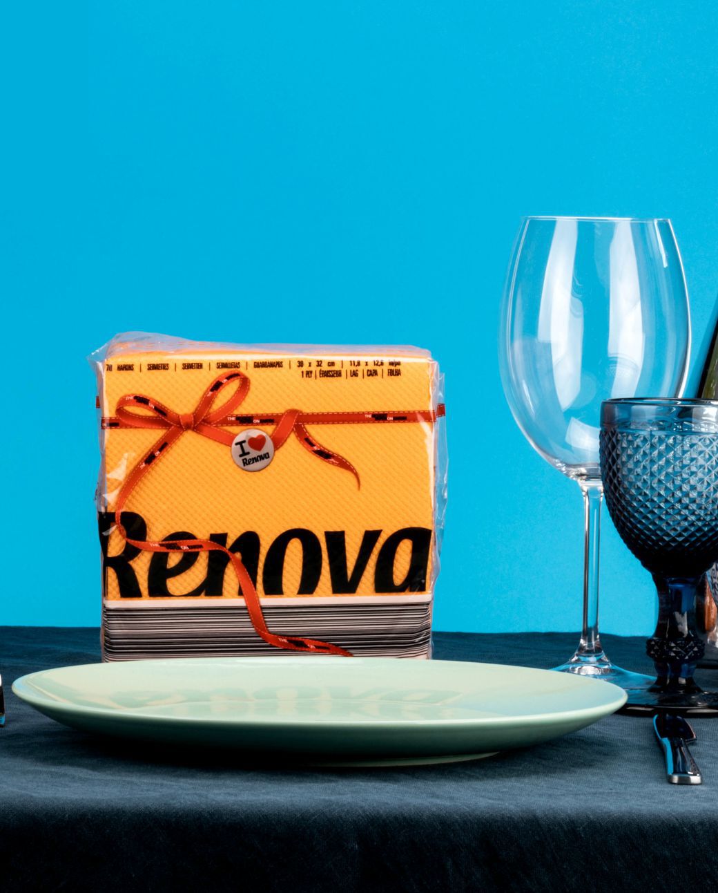 Orange Table Napkins x36