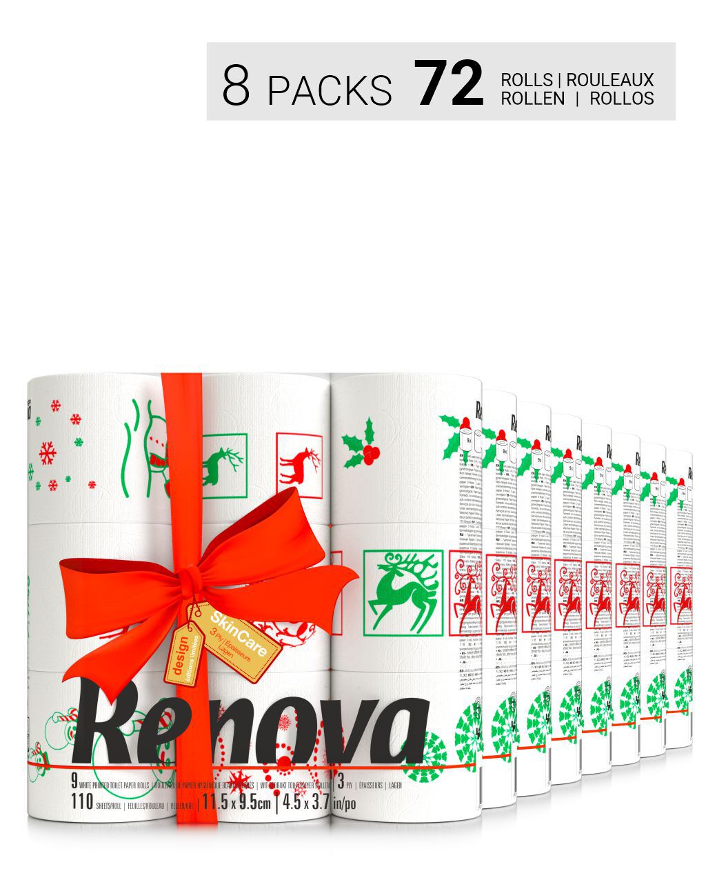 Christmas Edition Toilet Paper 72R