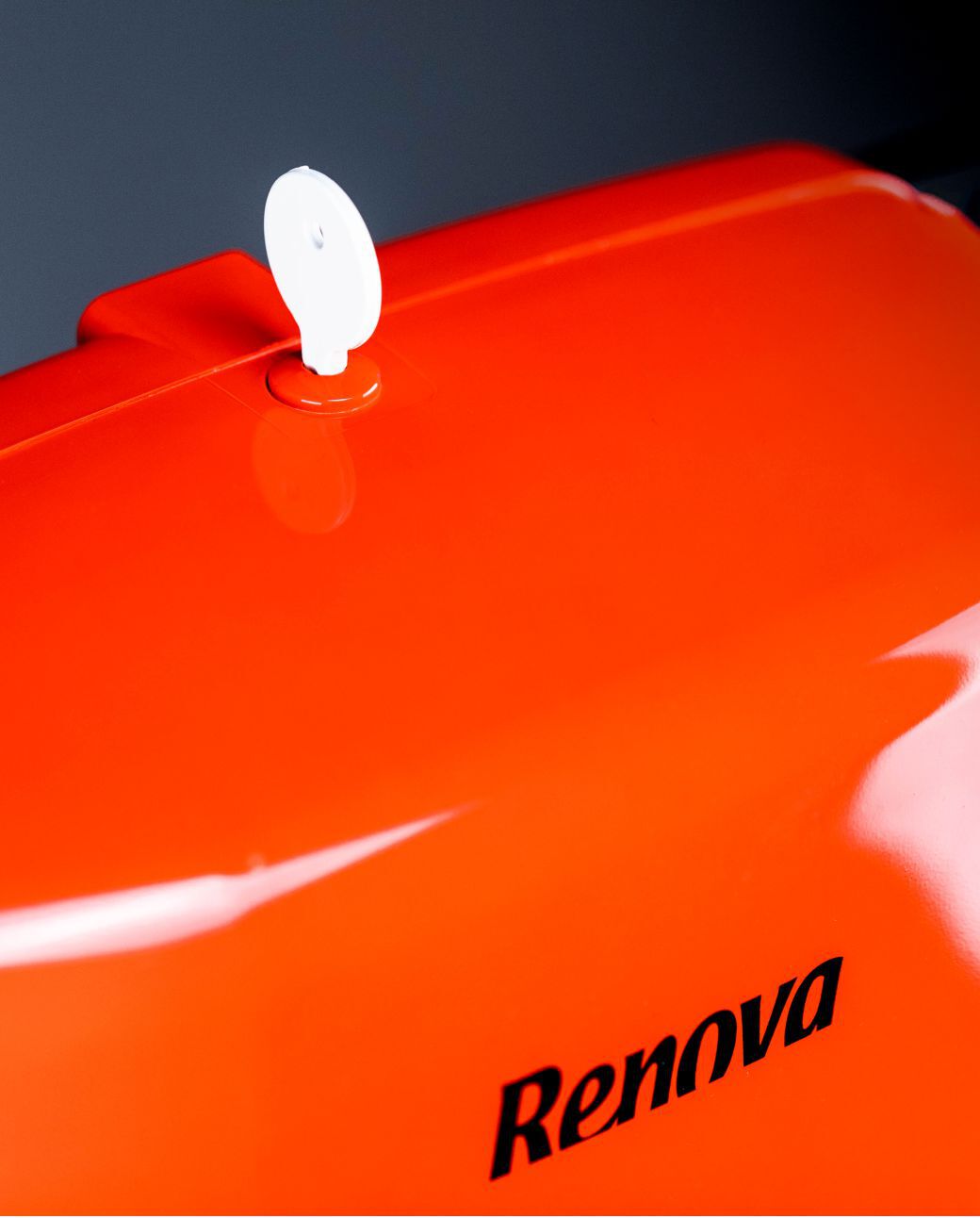 Red Folded Towels Dispenser