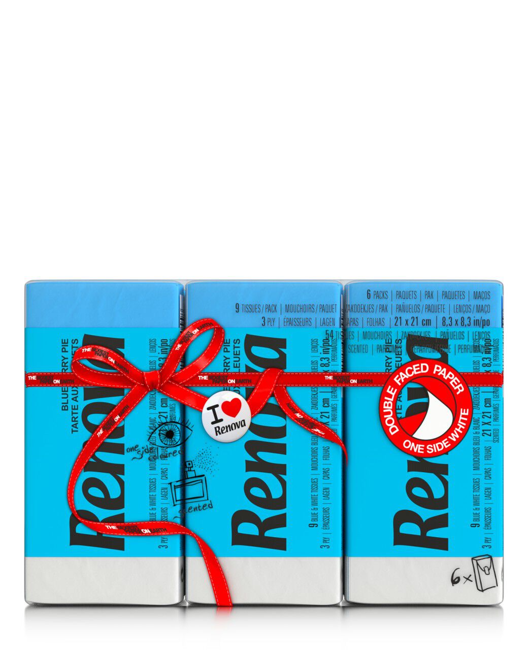 Blueberry Pie Scented Pocket Tissues