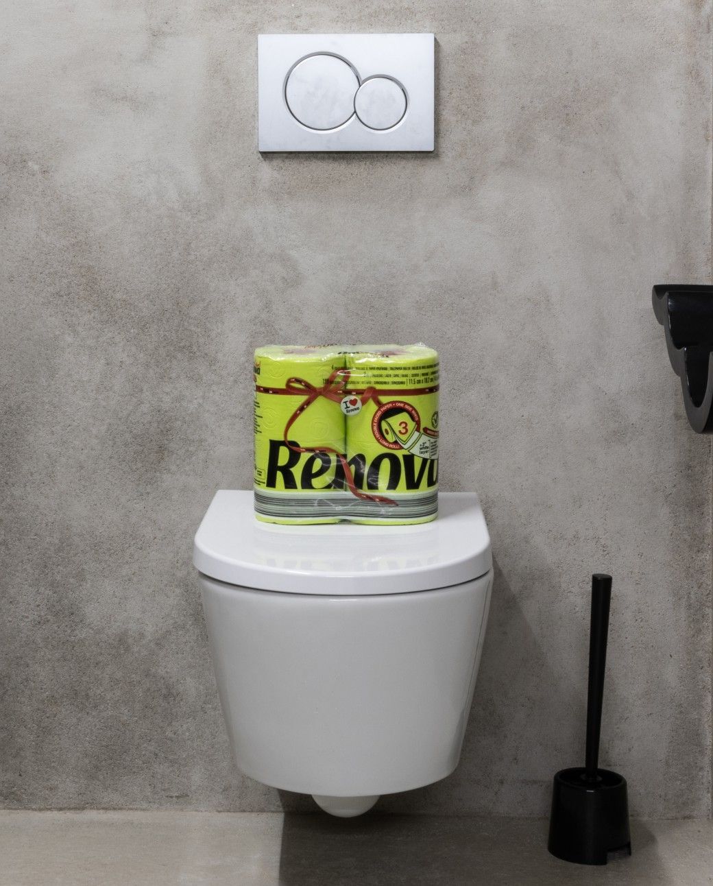 Double Faced Green Toilet Paper 4R