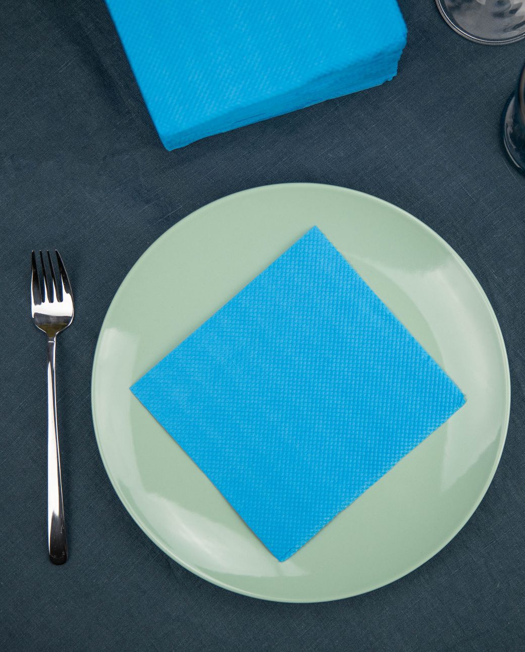 Blue Table Napkins x36