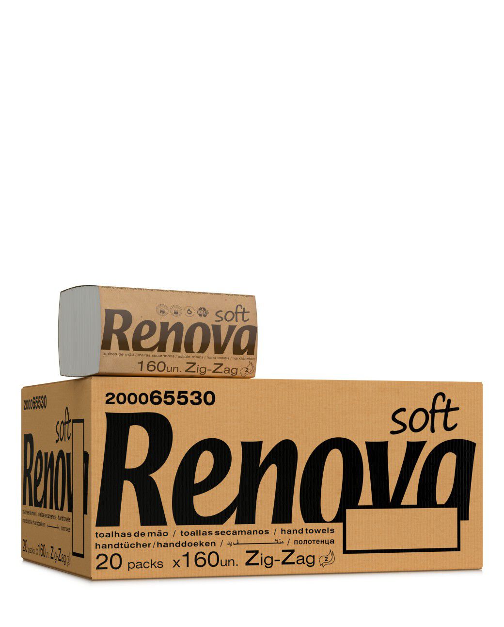 RNV Soft Zig-Zag Hand Towels