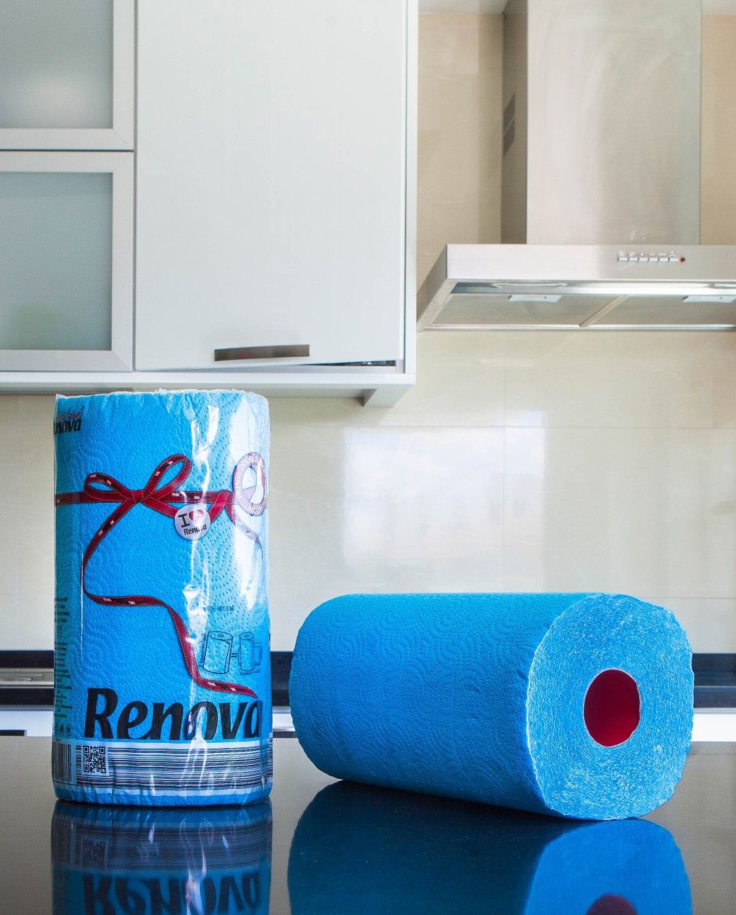 Blue Paper Towels 1 Roll