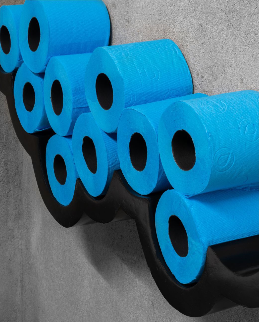 Blue Toilet Paper