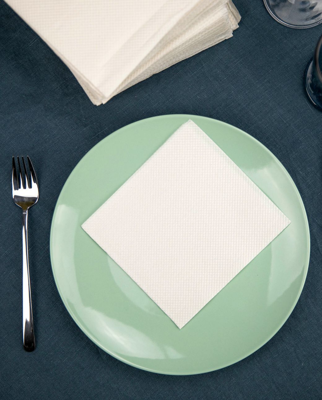 White Table Napkins 1 Ply