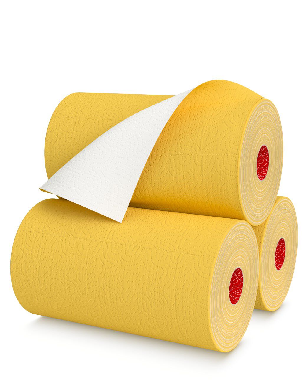 Yellow Paper Towels 1 Roll