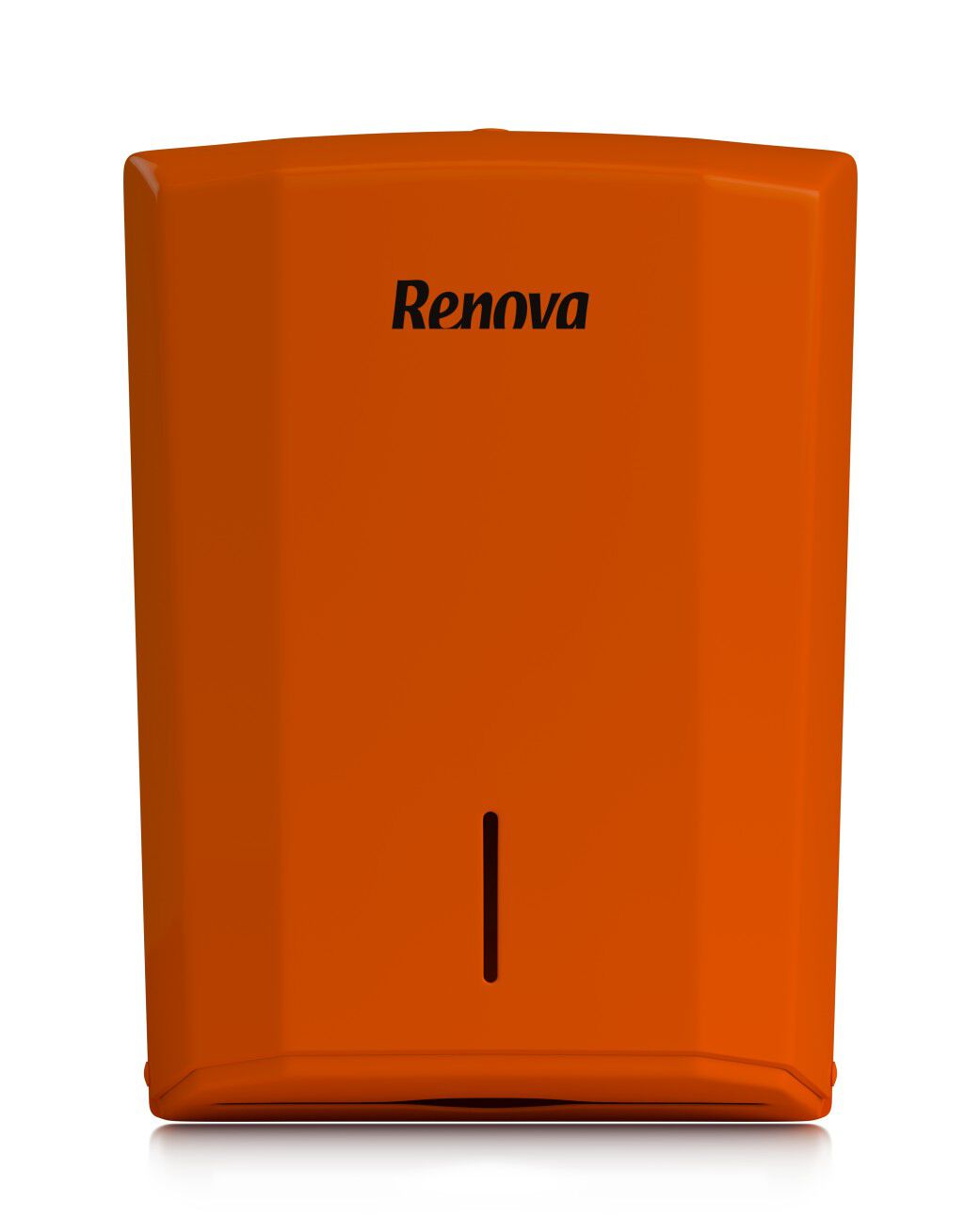 Orange Folded Towels Dispenser