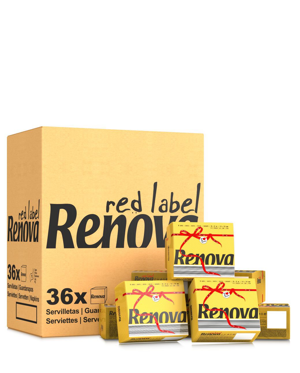 Yellow Table Napkins x36