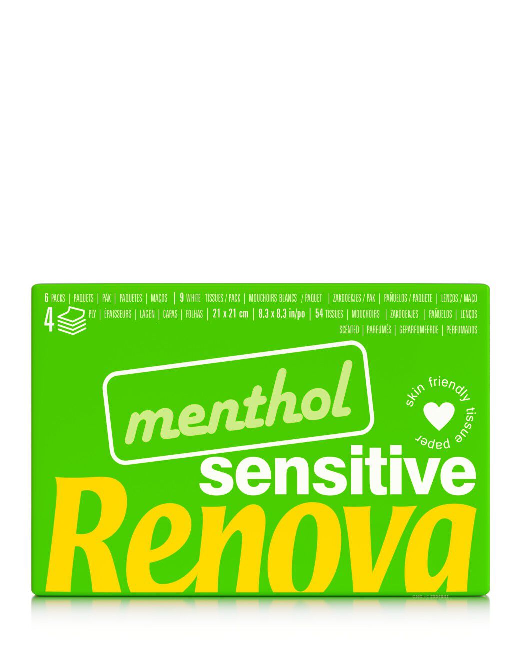 Sensitive Menthol Pocket Tissues