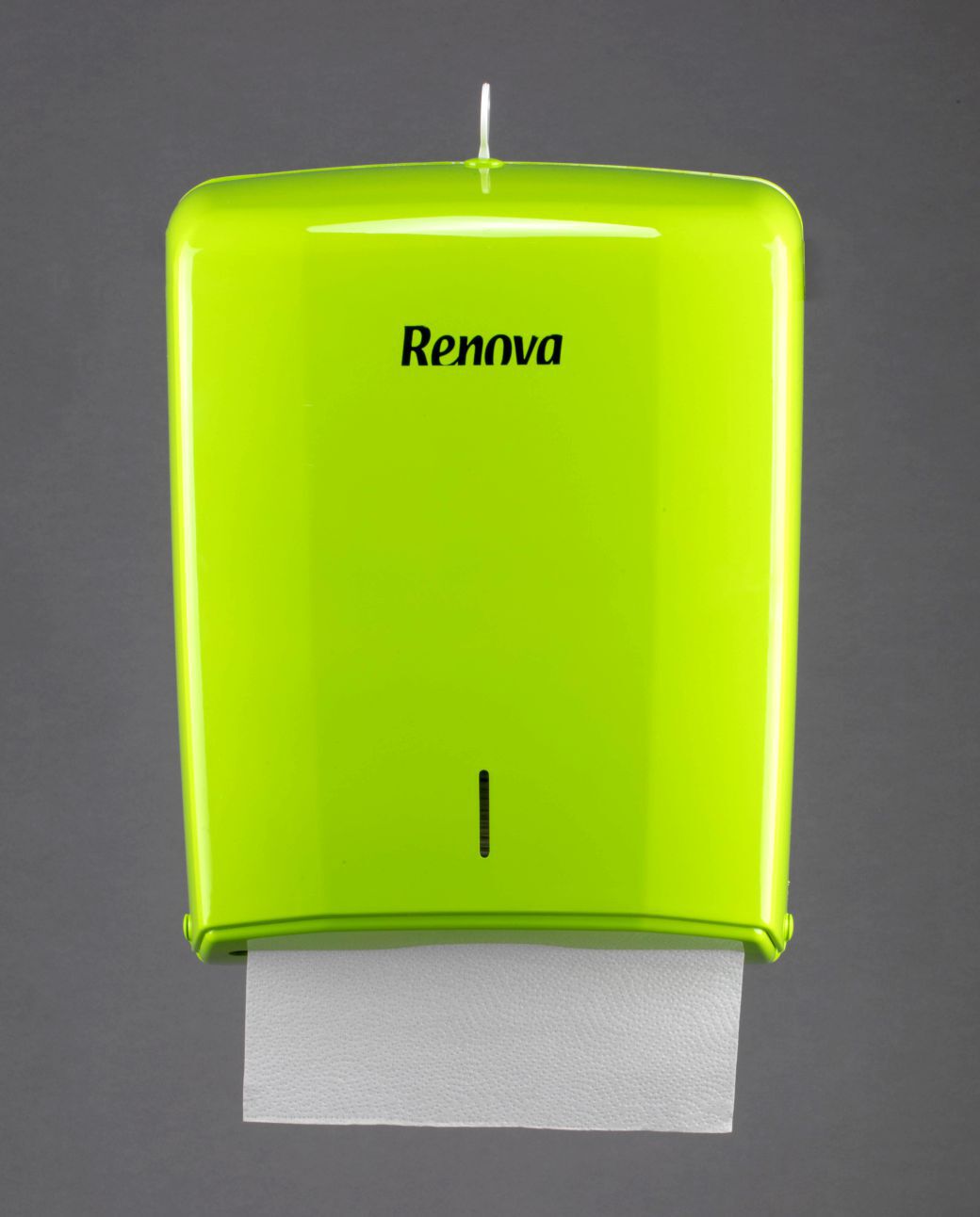 Green Folded Towels Dispenser