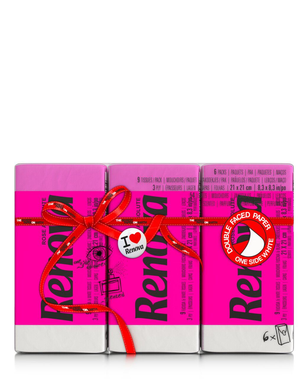 Rose Scented Pocket Tissues
