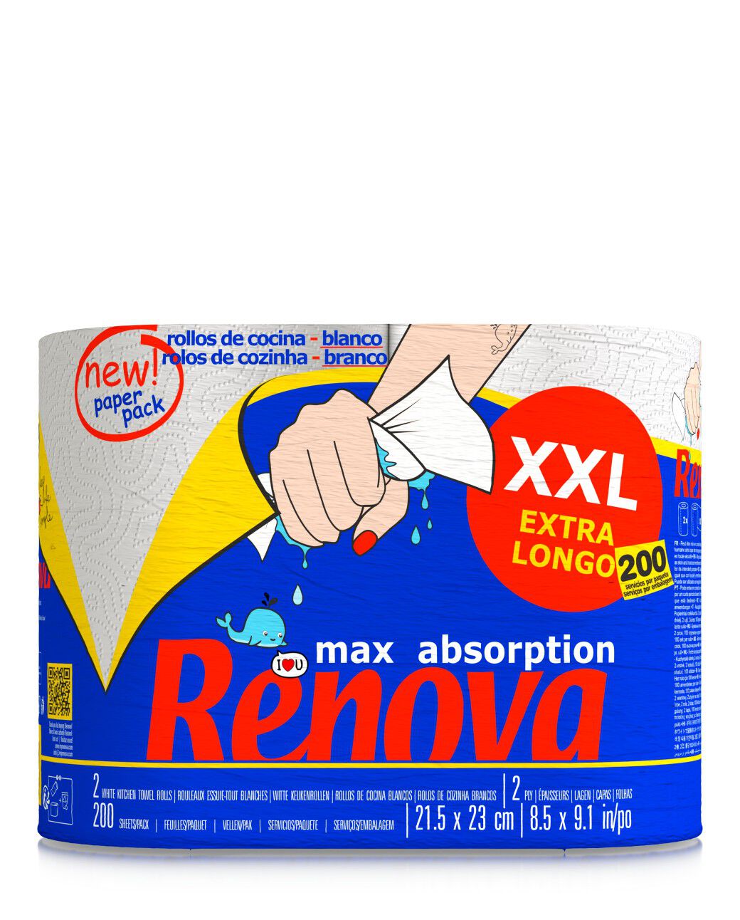 Kitchen Towels Max Absorption XXL Paper Pack 2R