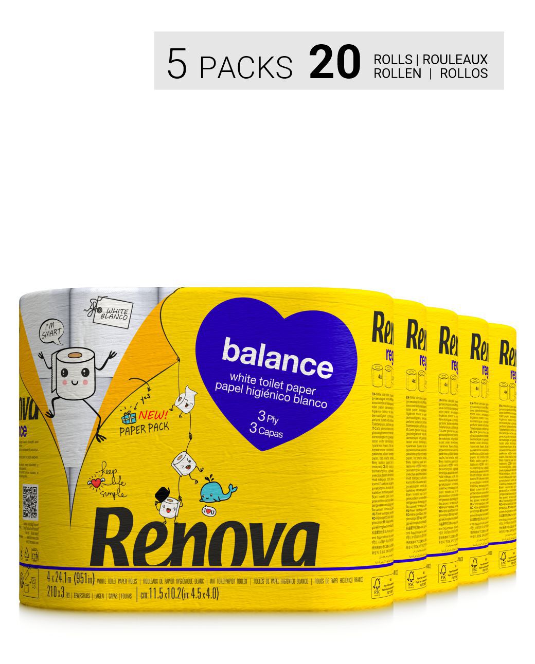 Toilet Paper Balance 20R