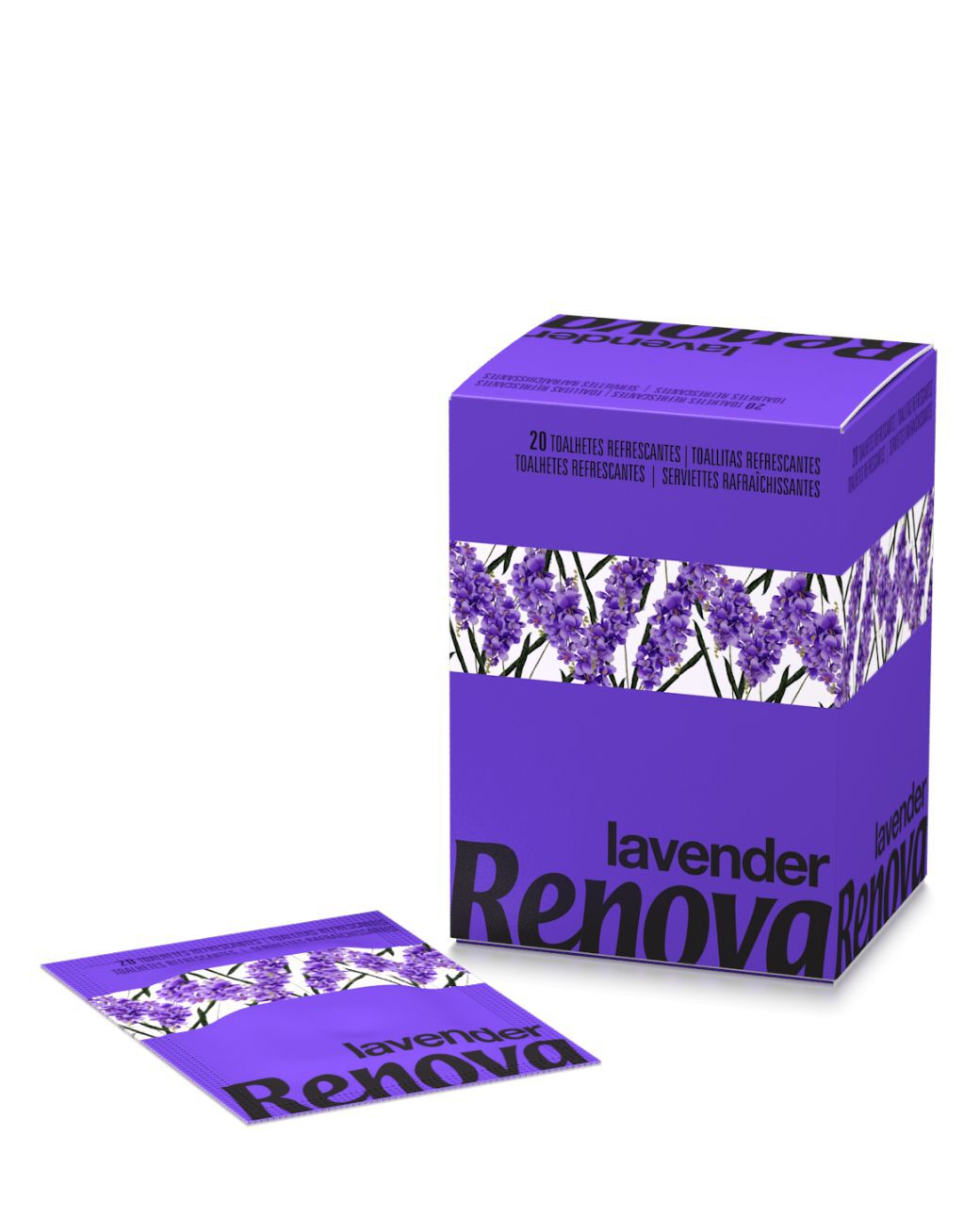Lavender Scented Refreshing Wipes