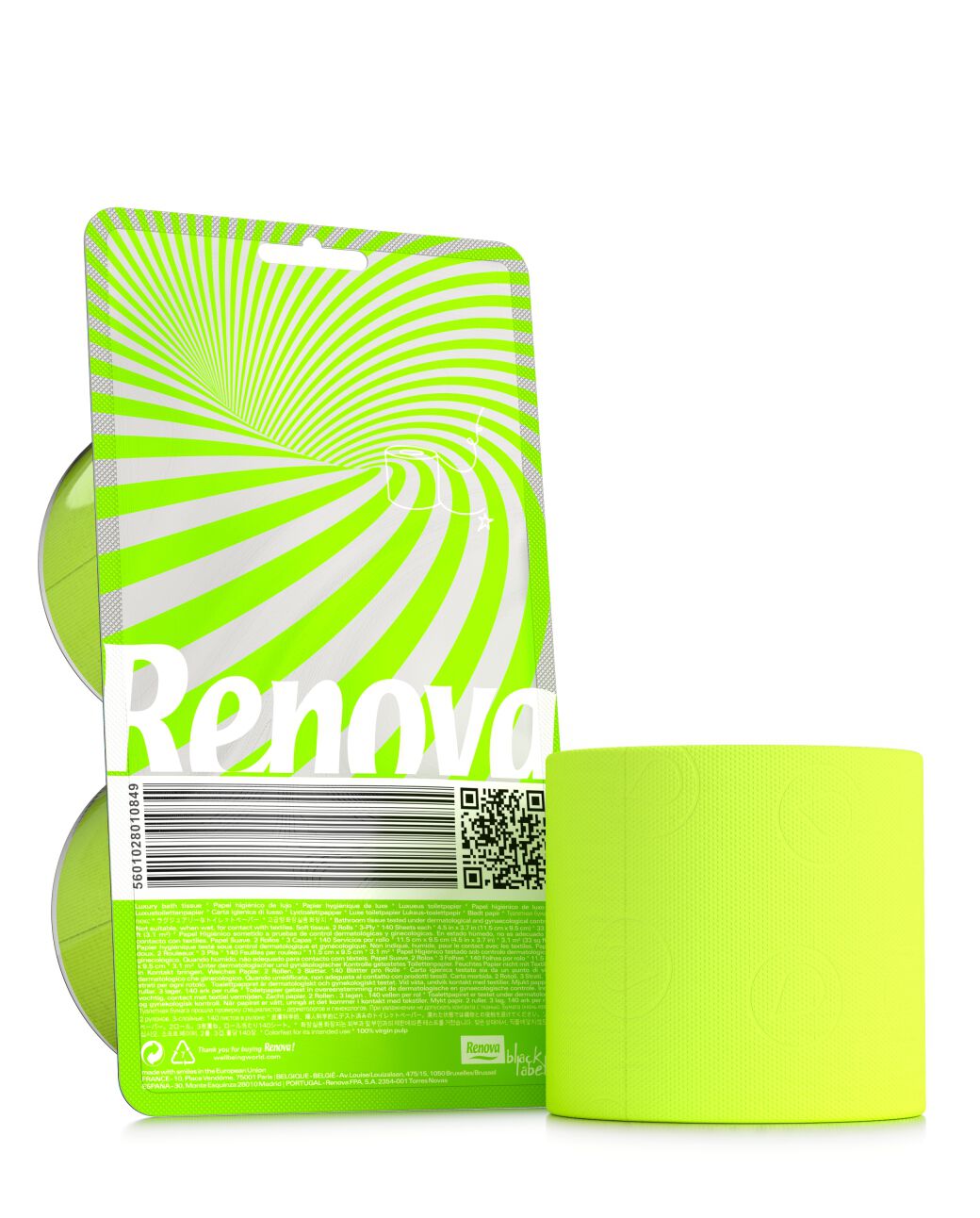 Green Toilet Paper Crystal 2R