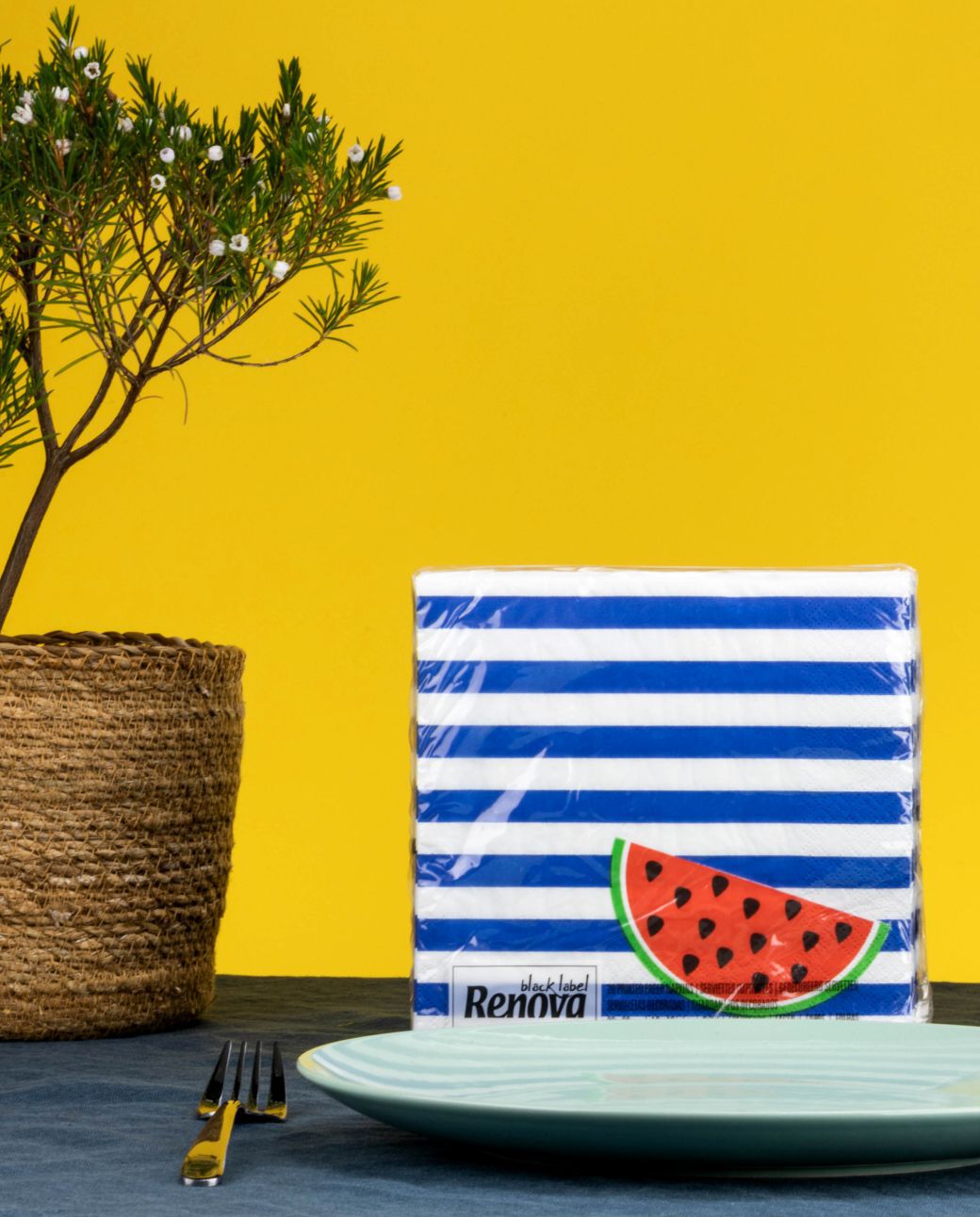 Blue Navy Paper Napkins