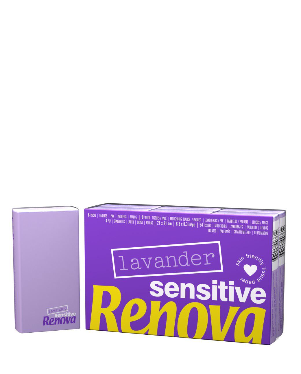 Sensitive Lavender Pocket Tissues