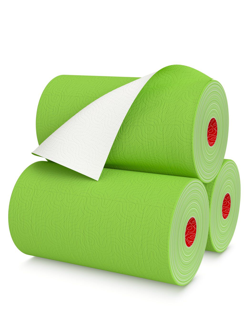 Green Paper Towels 1 Roll