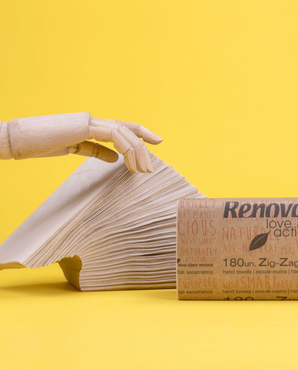 Folded Hand Towels Love & Action