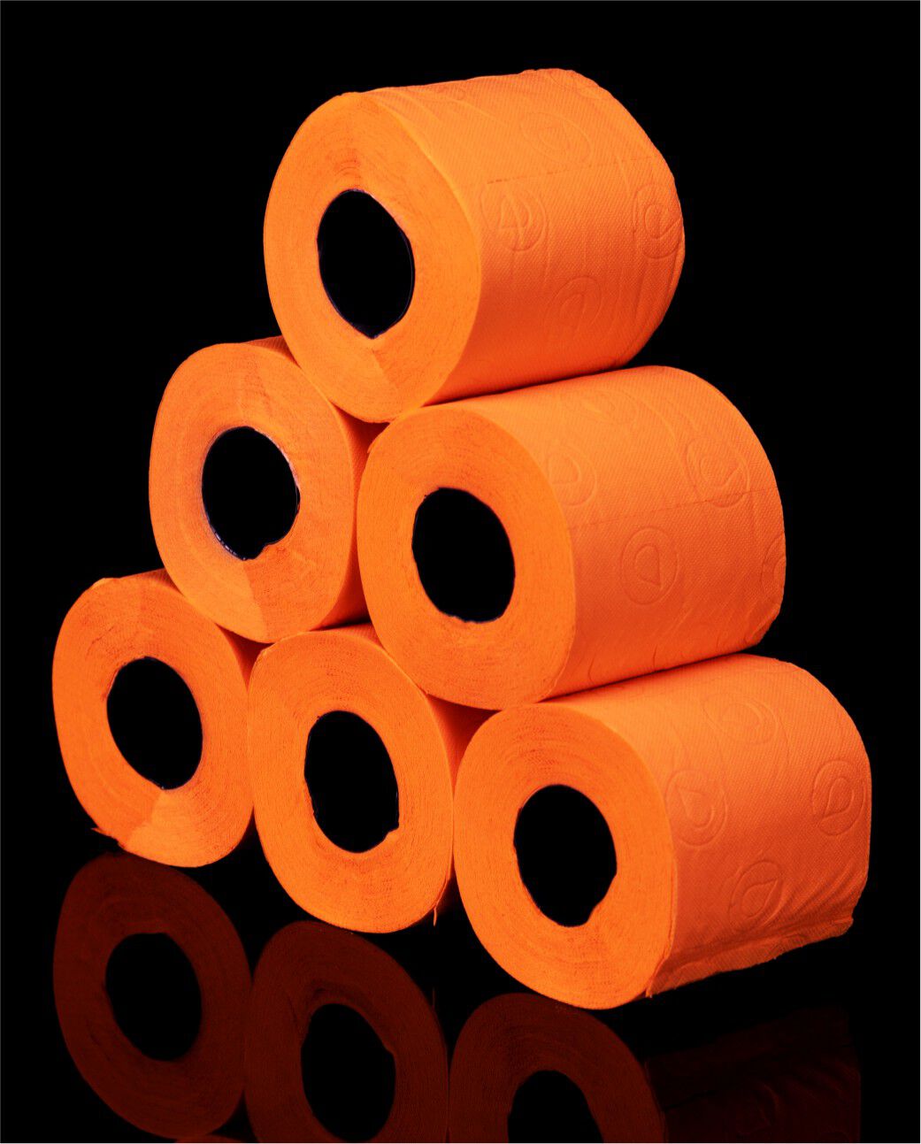 Orange Toilet Paper