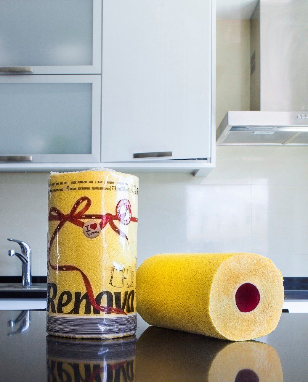 Yellow Paper Towels 1 Roll