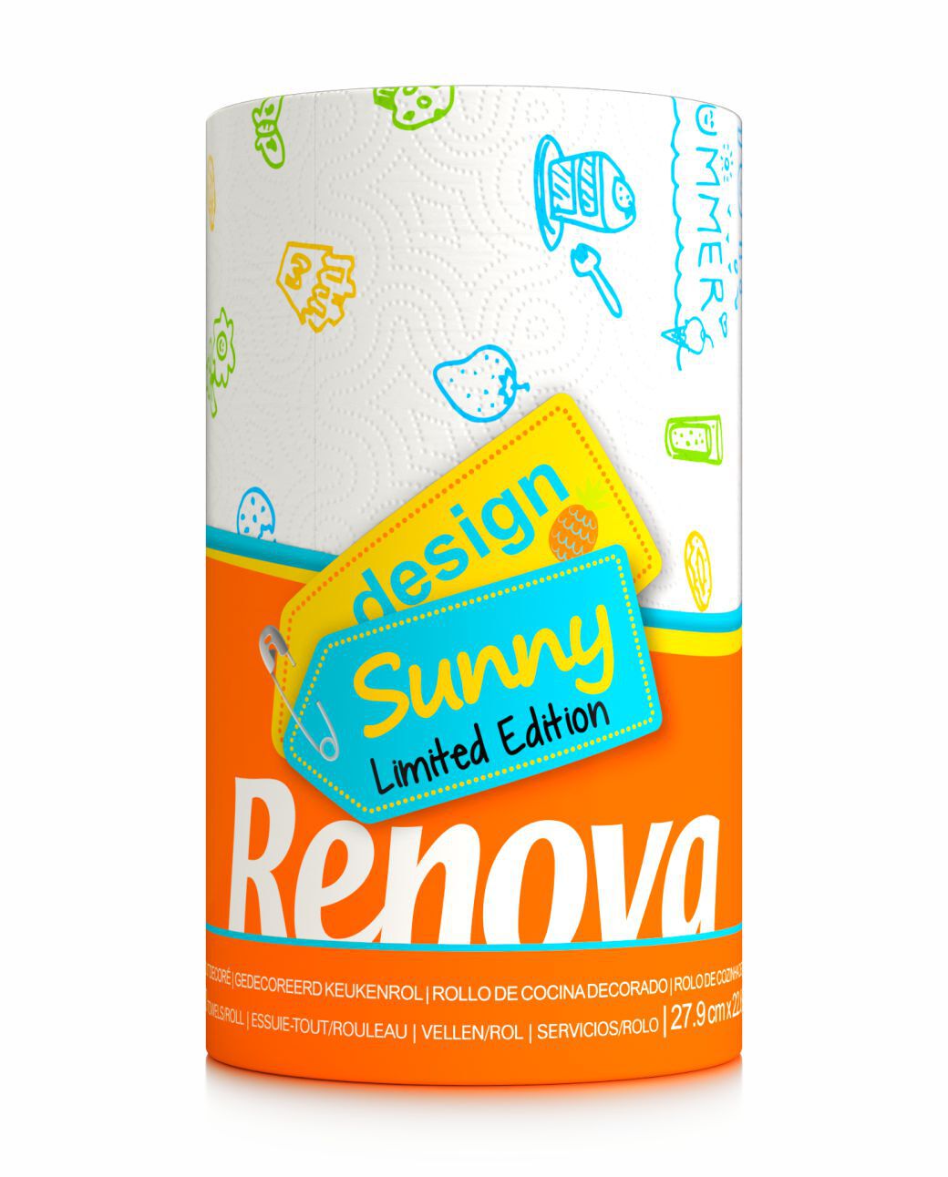 Design Paper Towels Sunny XXL 1R