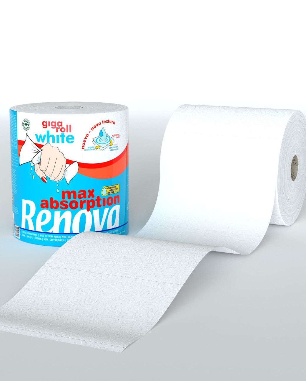 Max Absorption White Gigaroll Paper Towels