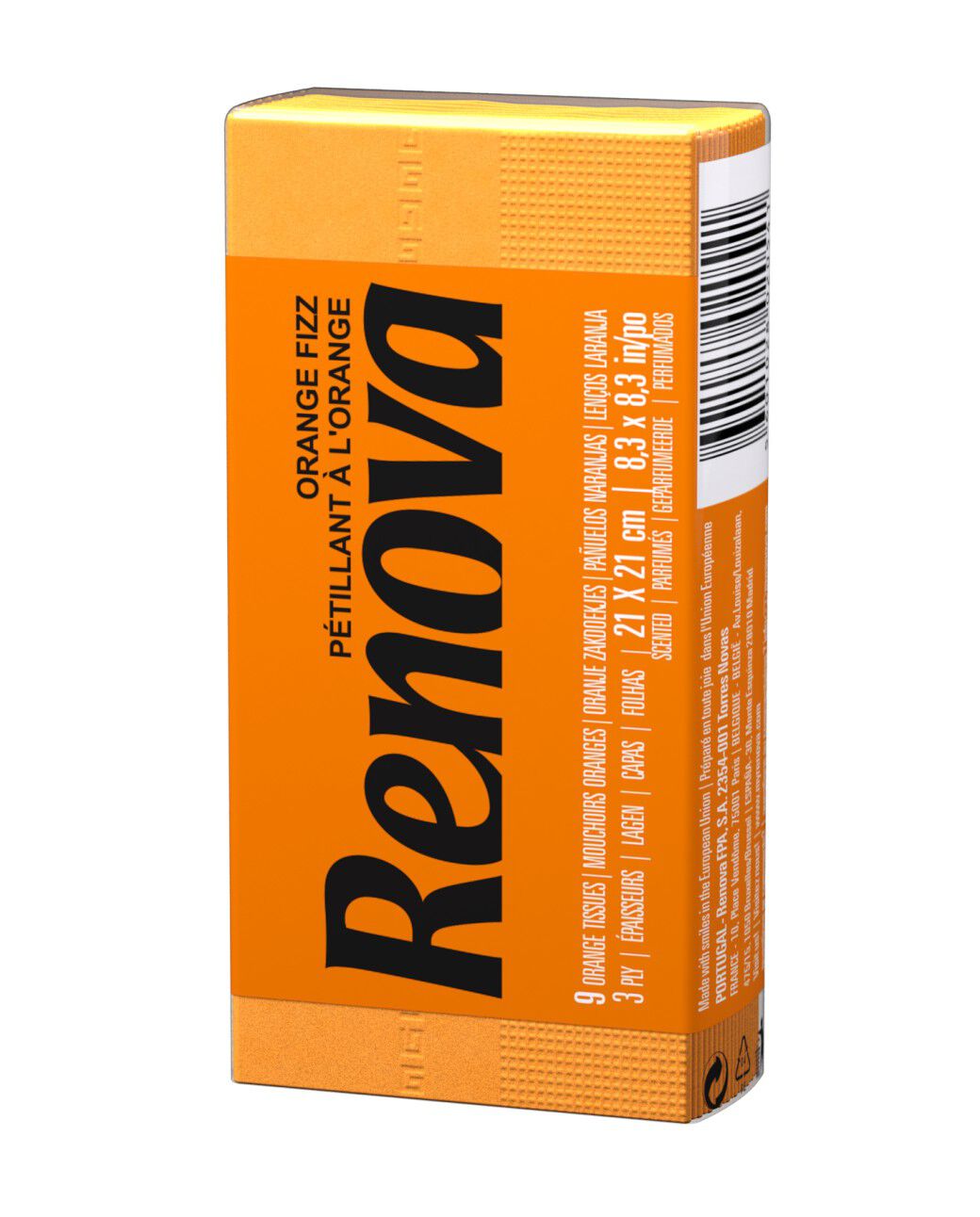 Orange Fizz Scented Pocket Tissues