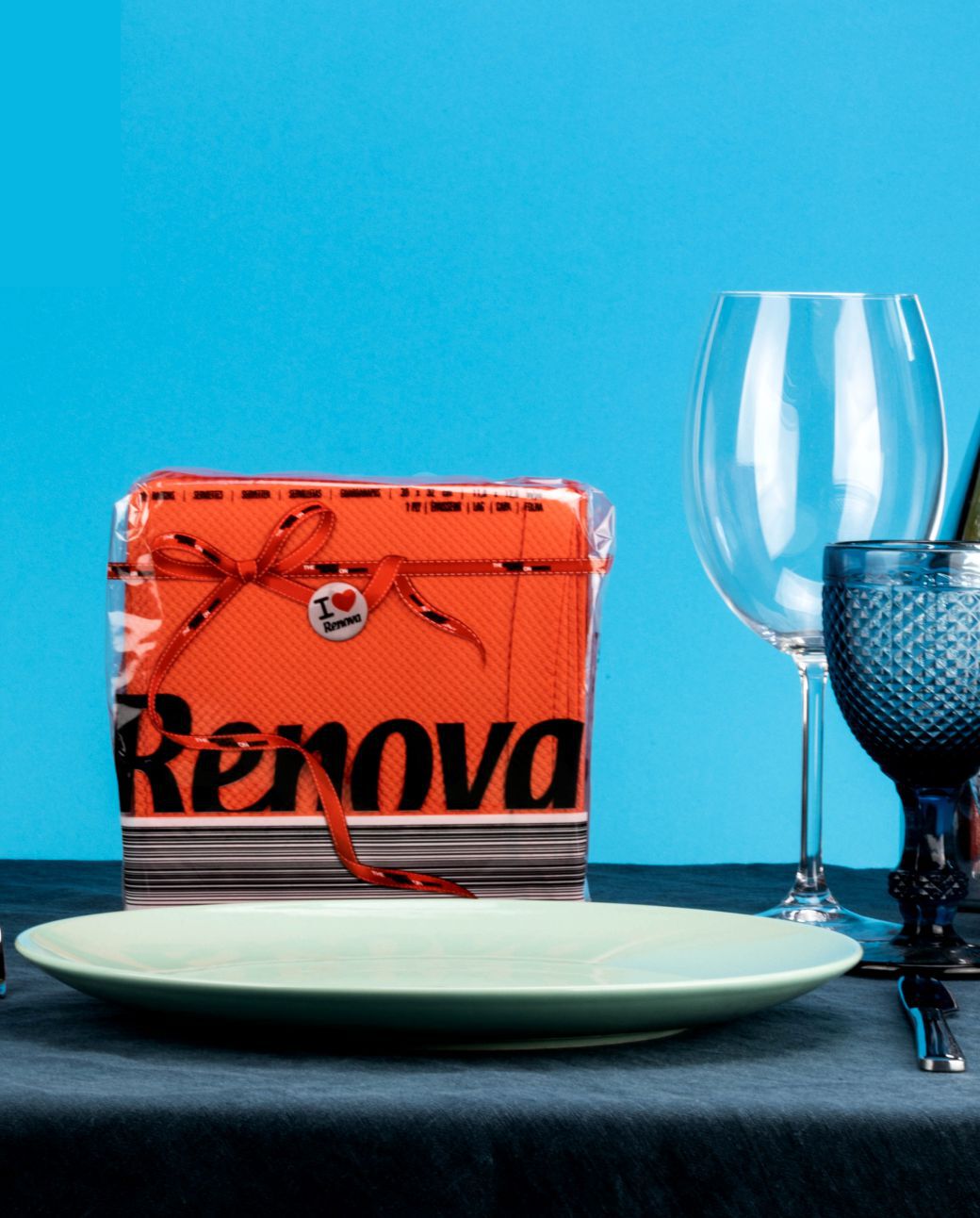 Red Table Napkins x36