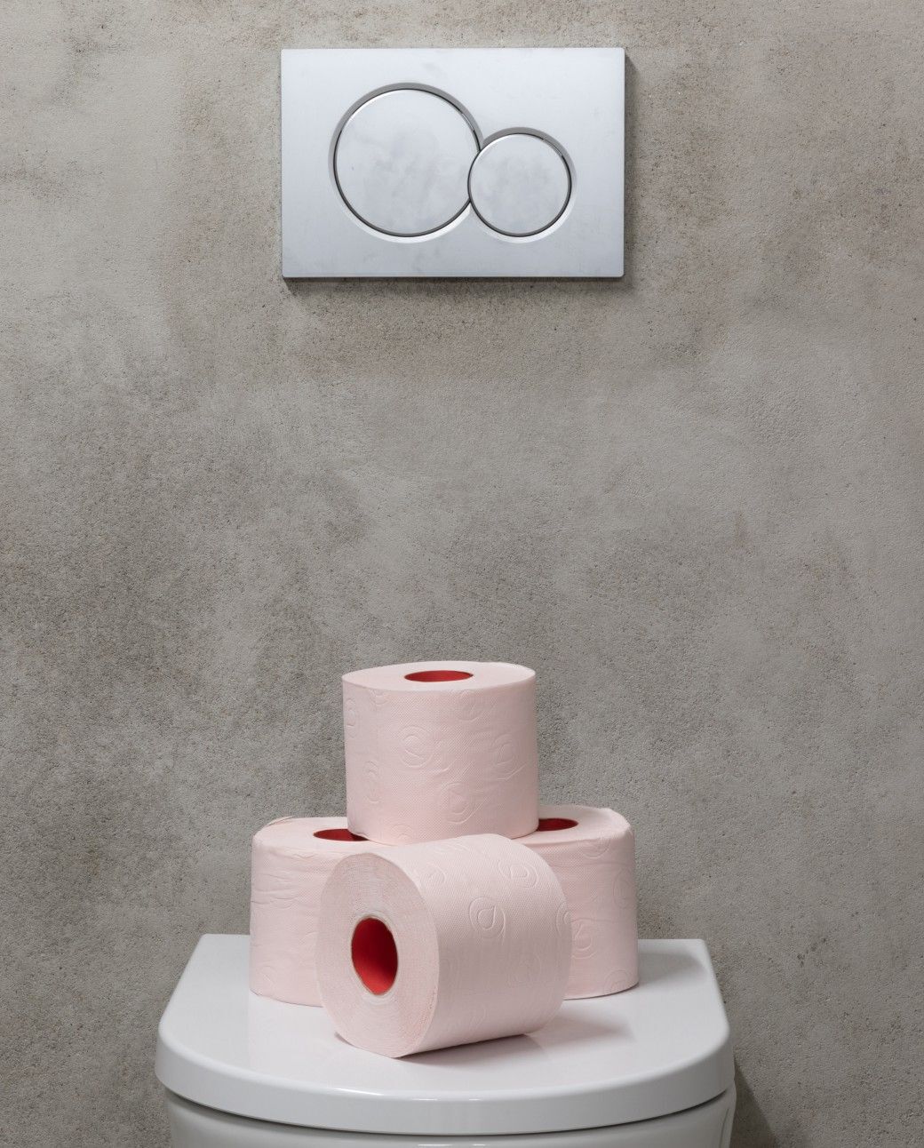 Double Faced Rose Toilet Paper 4R