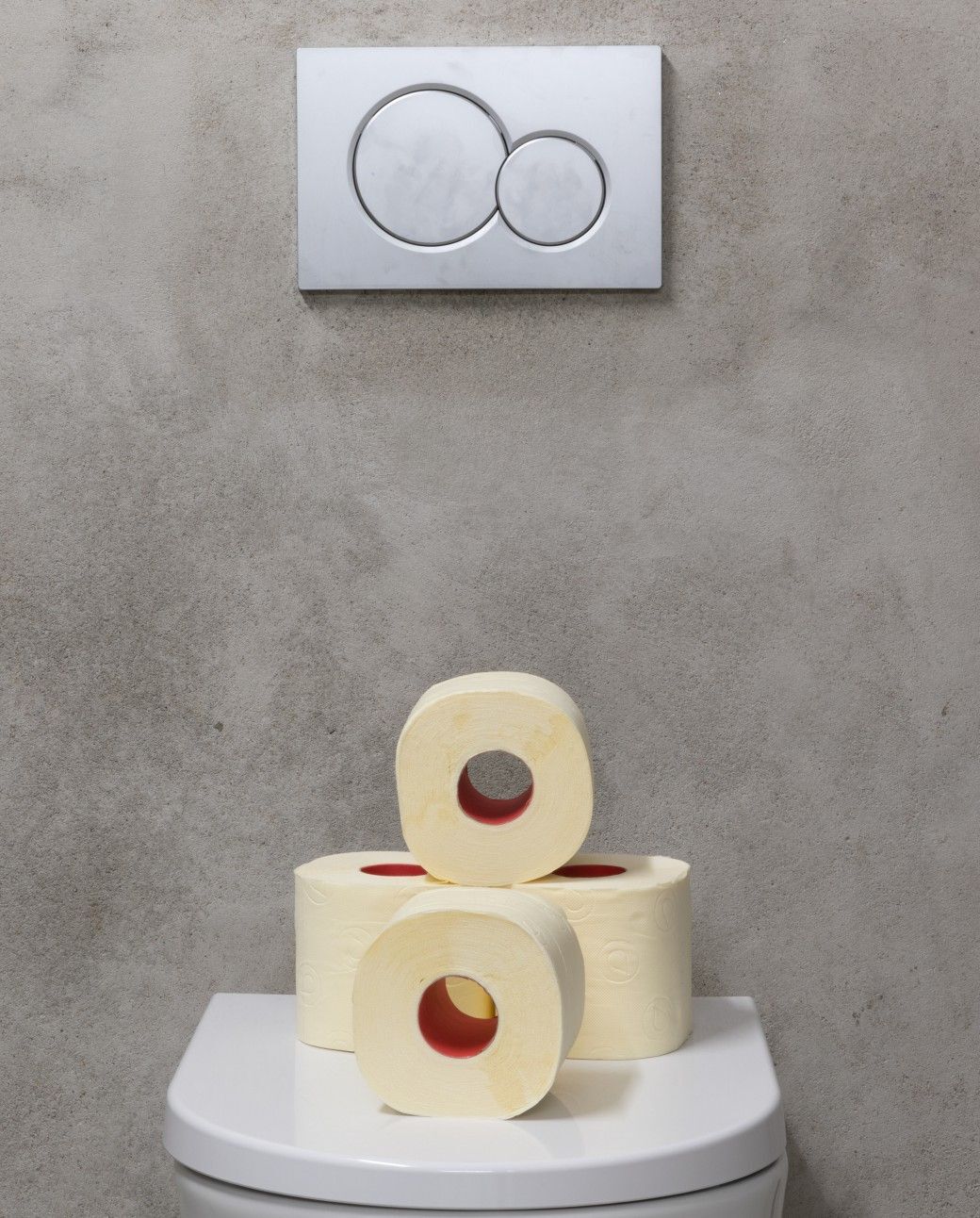 Double Faced Nude Toilet Paper 4R