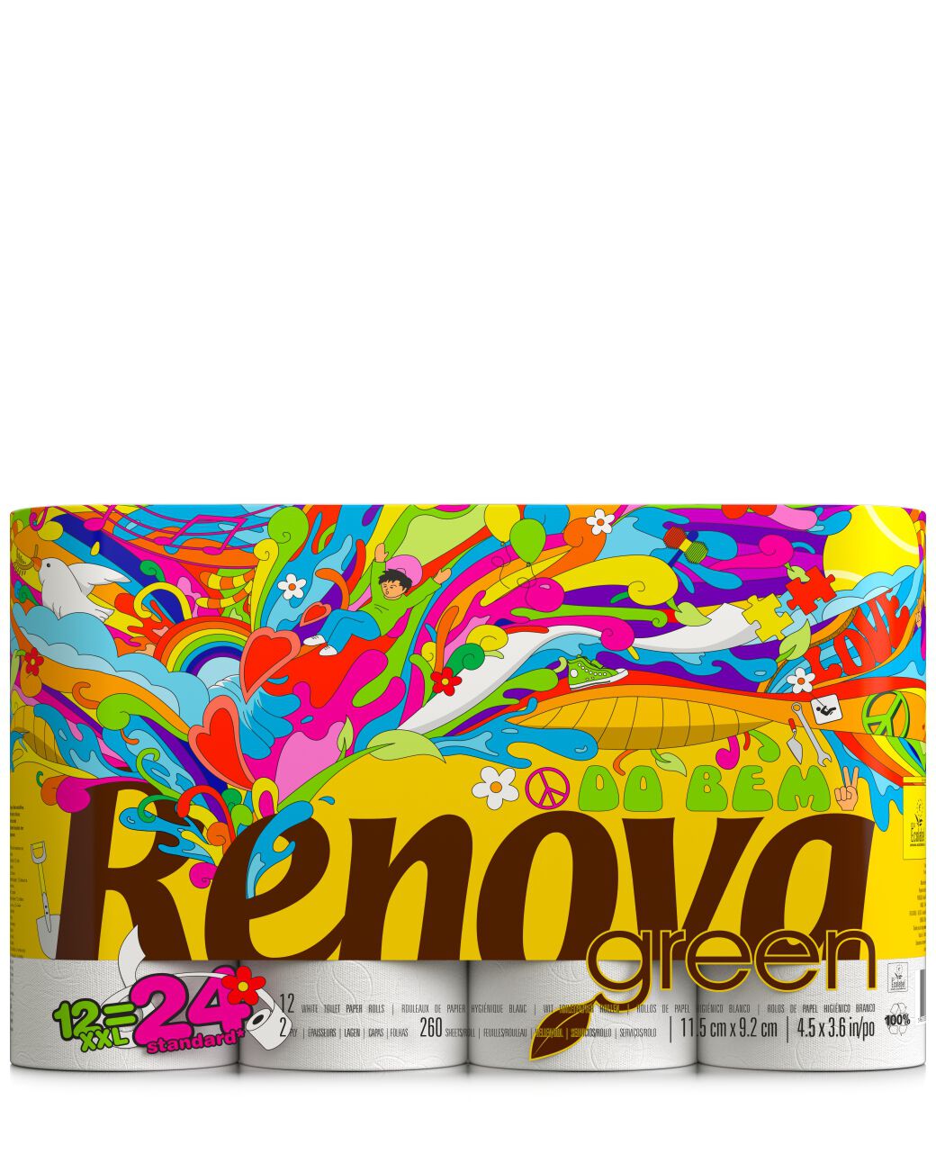 Renovagreen XXL 12=24 Toilet Paper
