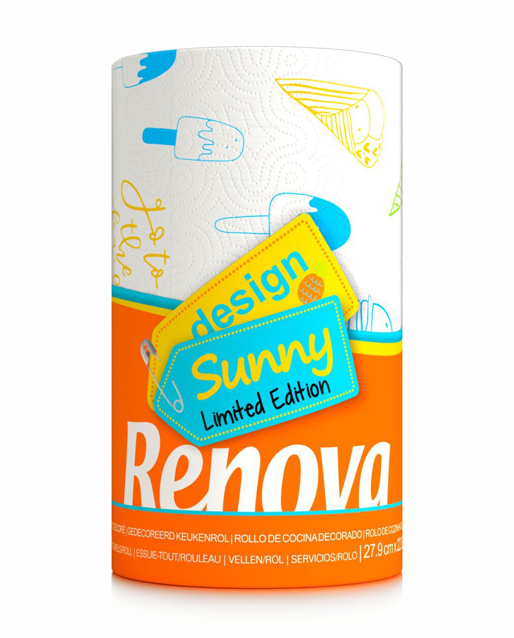 Design Paper Towels Sunny XXL 1R
