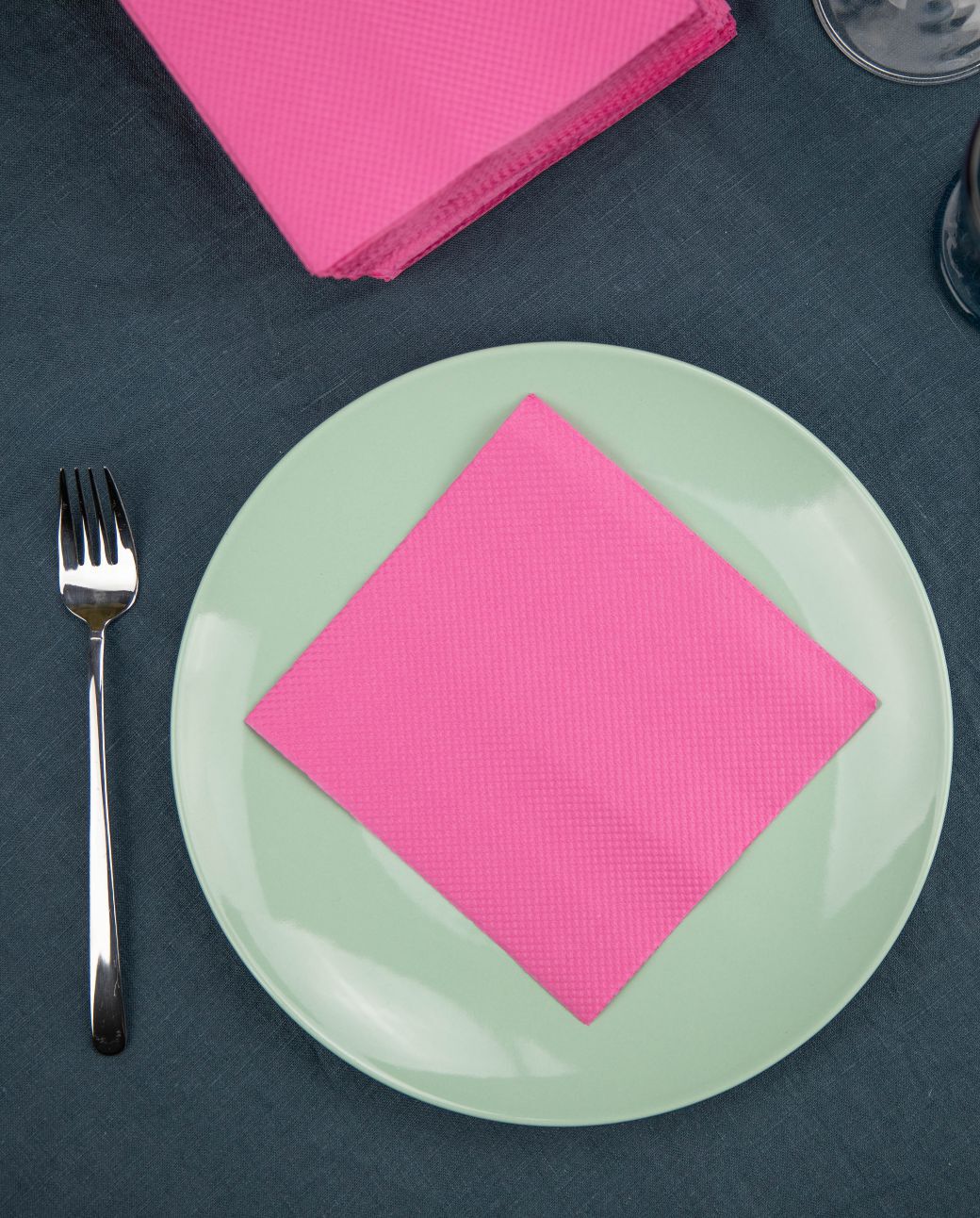 Fucsia Table Napkins 1 Ply