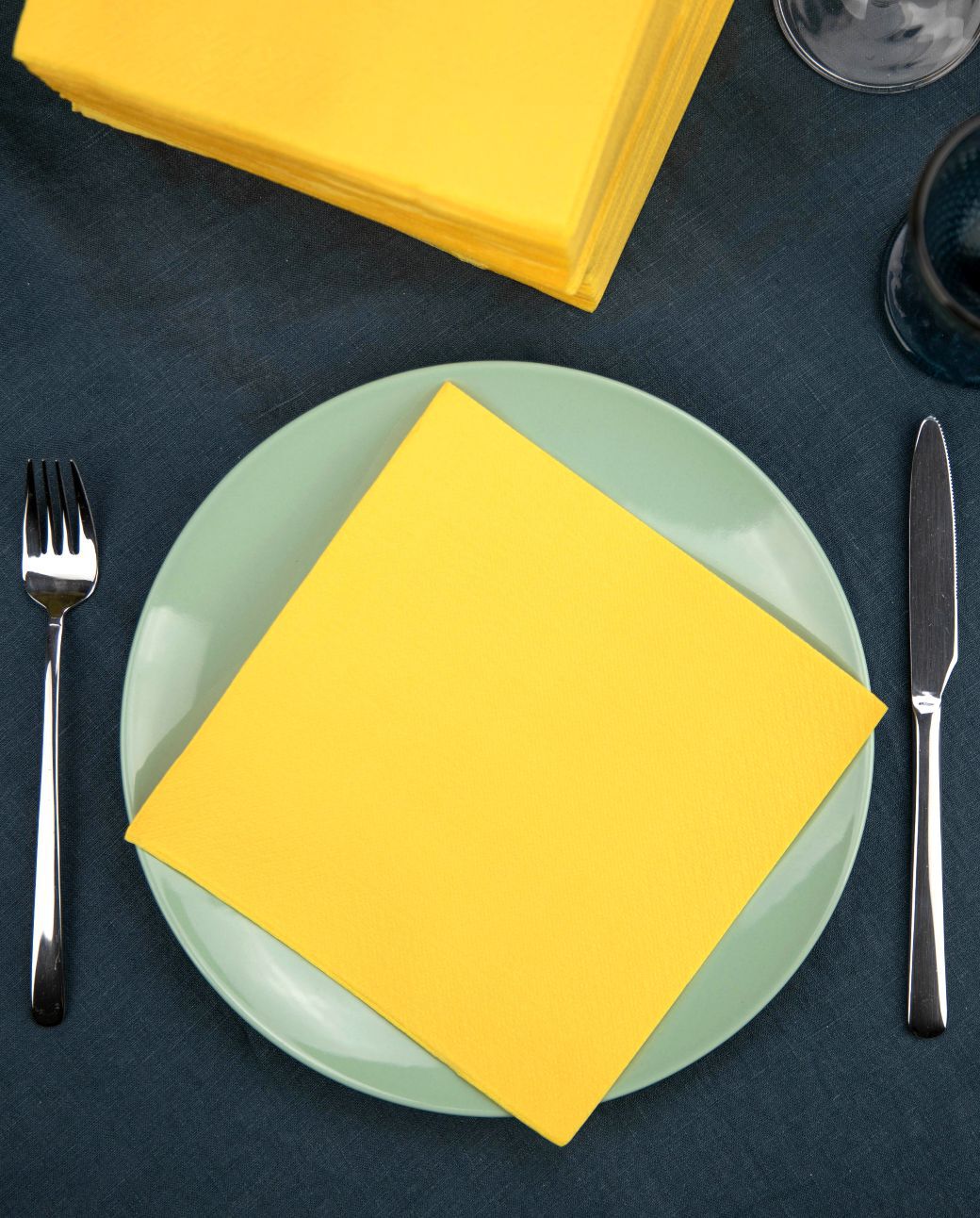 Gold Yellow Table Napkins