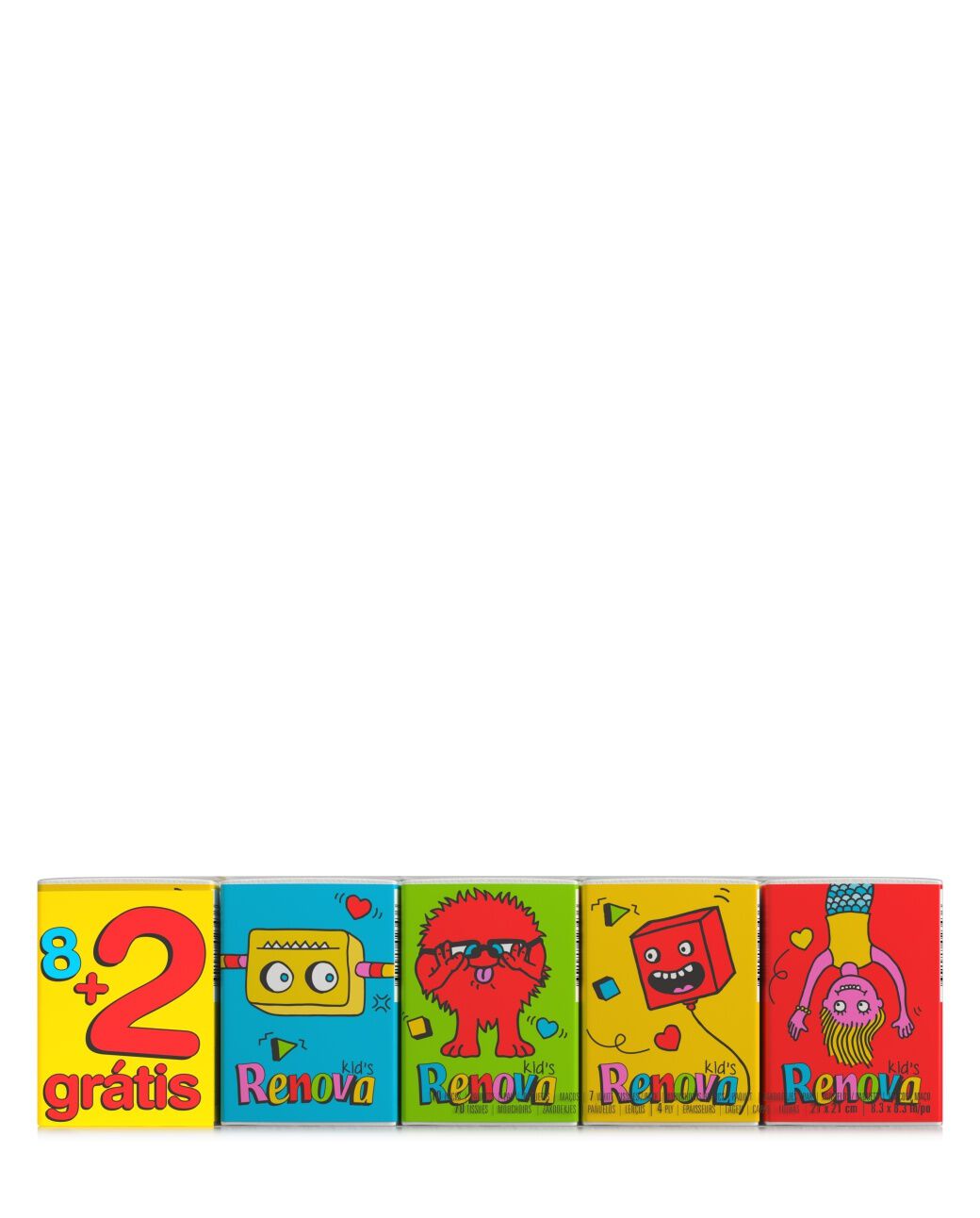 Kids Pocket Tissues 8 + 2 Free