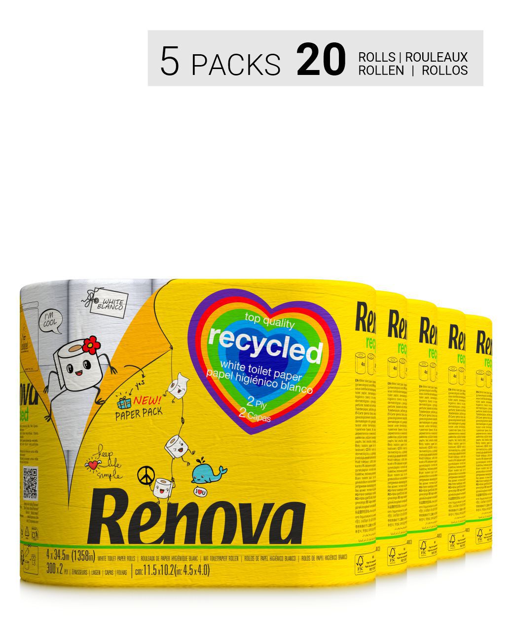 Toilet Paper Recycled 20R